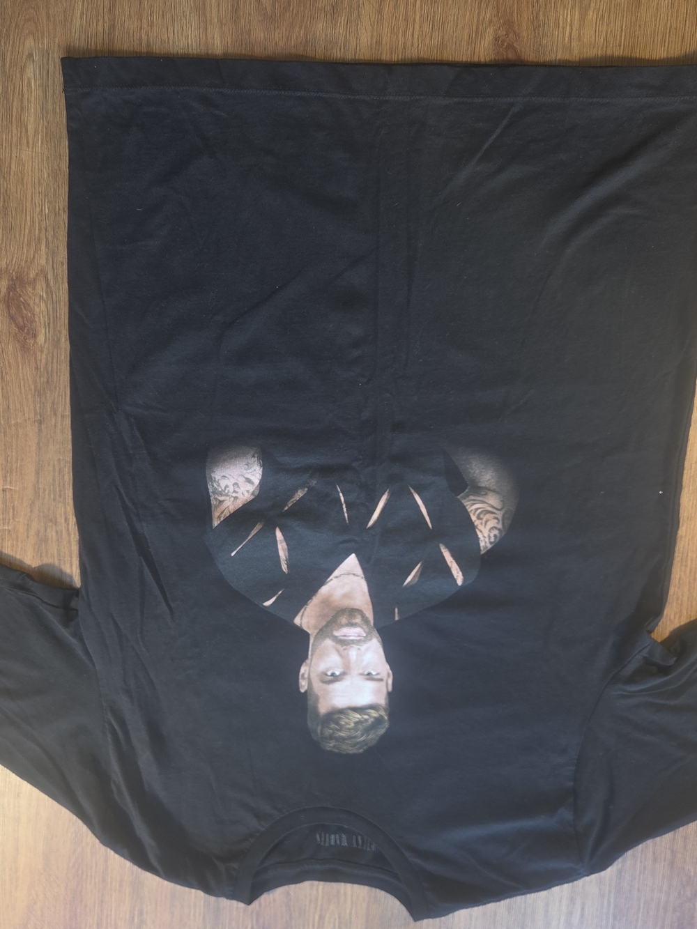 Ricky Martin Black Tour Tee with Interior Print - XL